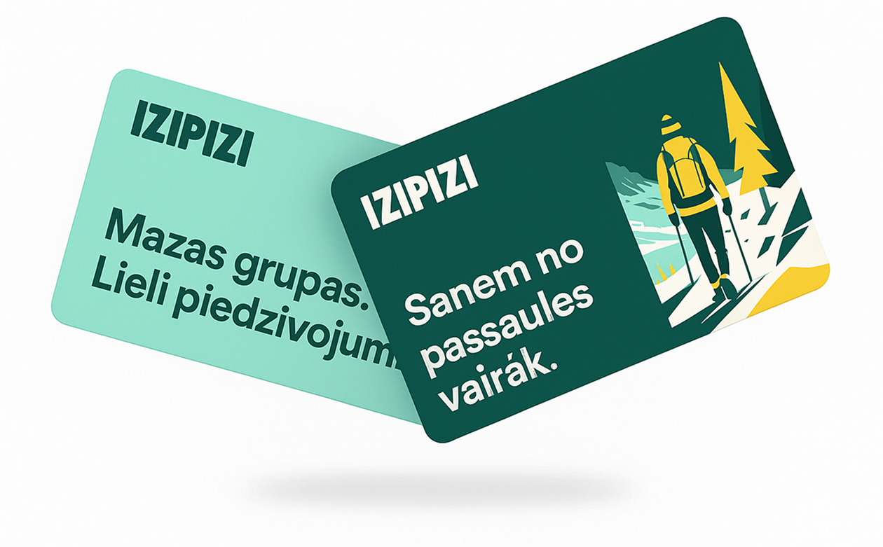 Perfekta dāvanu karte <strong>piedzīvojumu meklētājam</strong>